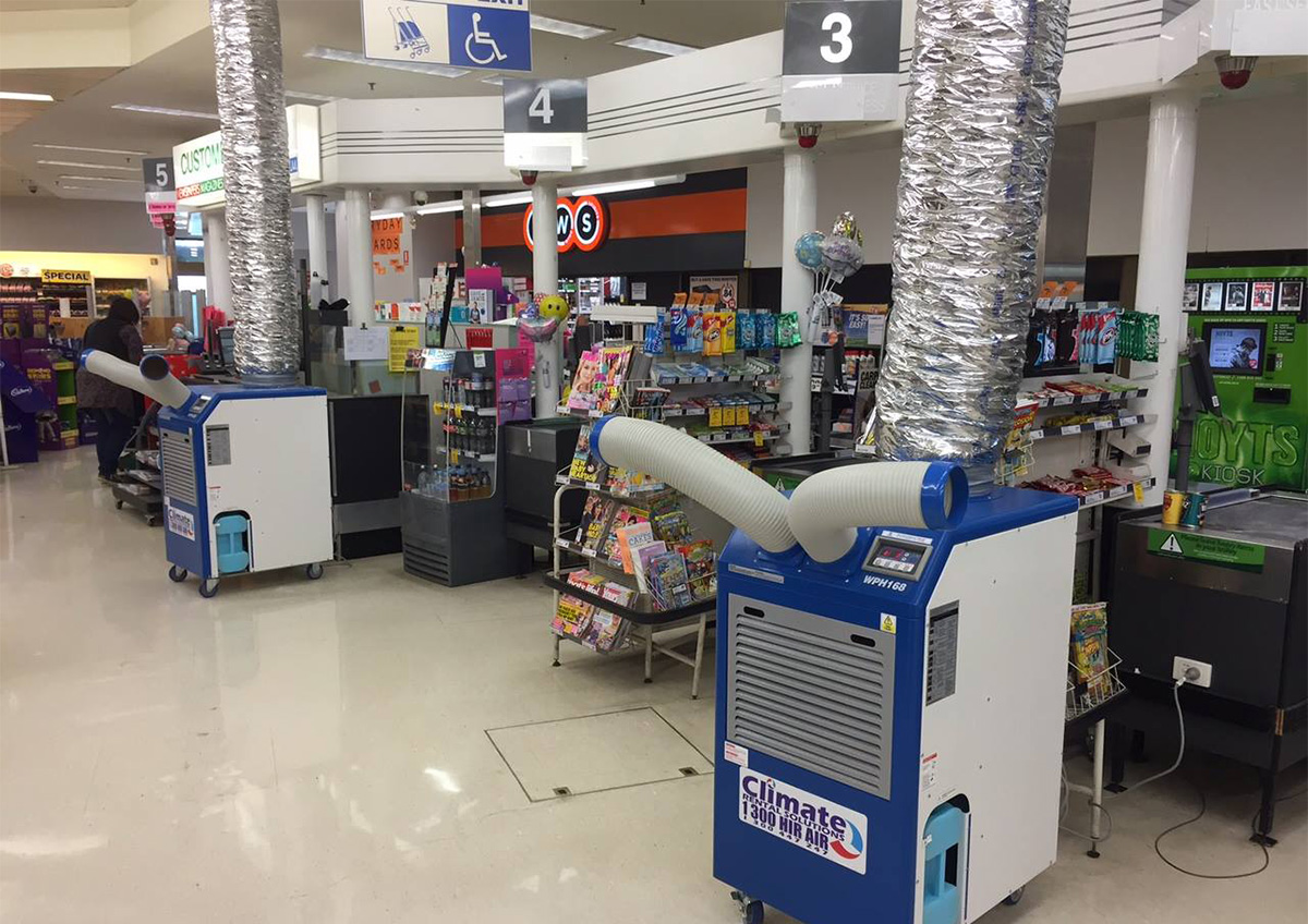 Enough machines to cool a supermarket