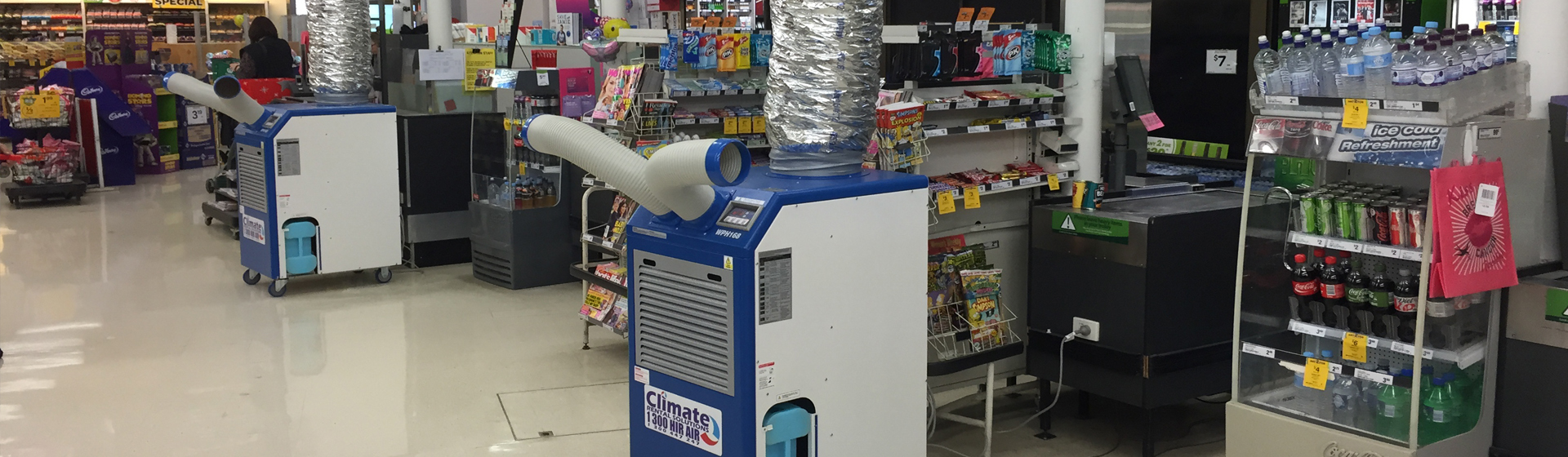 Enough machines to cool a supermarket